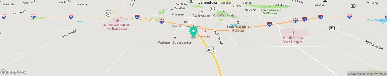 borne de recharge sur la carte