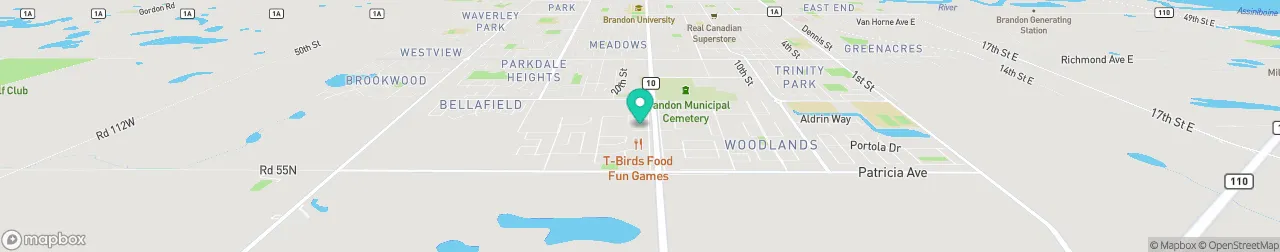 borne de recharge sur la carte