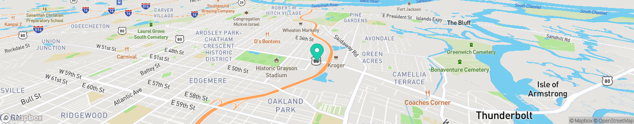 ev charging station on the map