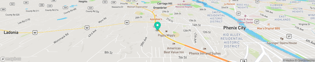ev charging station on the map