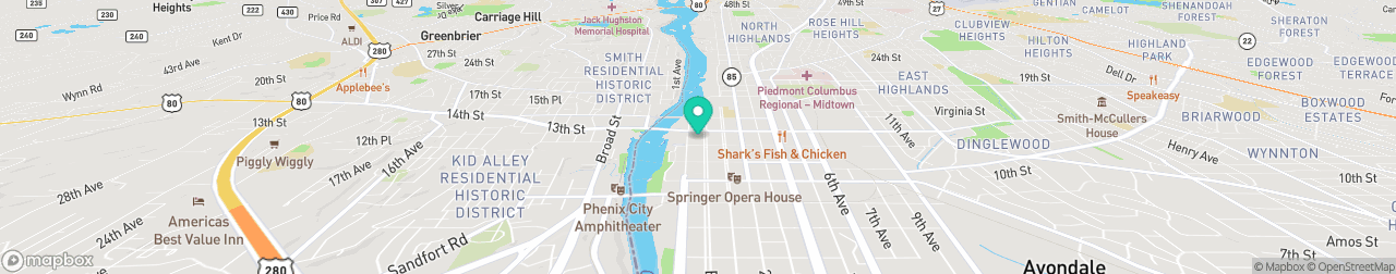 ev charging station on the map