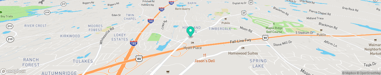 ev charging station on the map