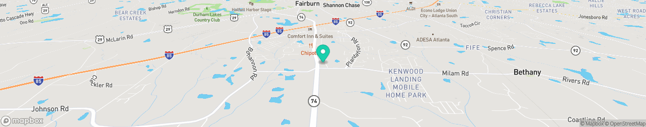ev charging station on the map