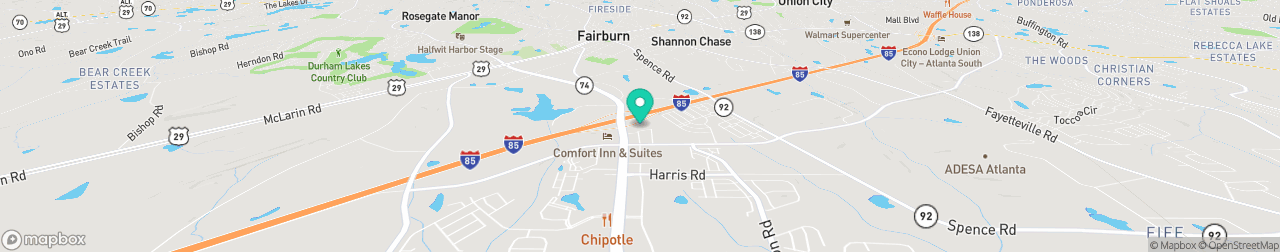 ev charging station on the map