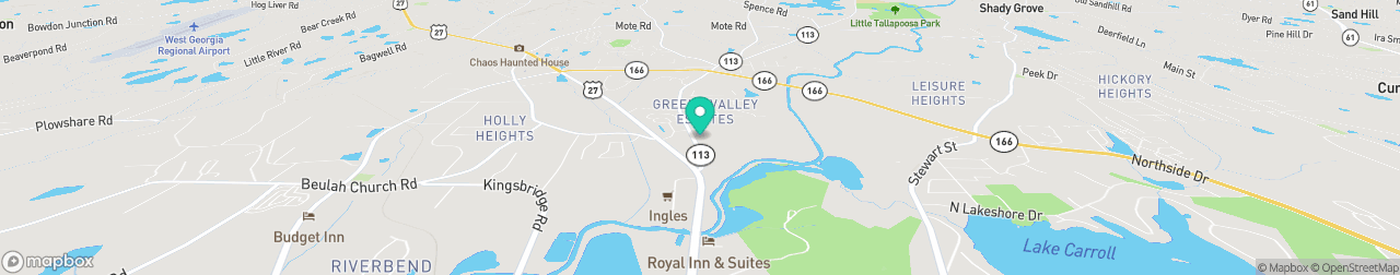 ev charging station on the map