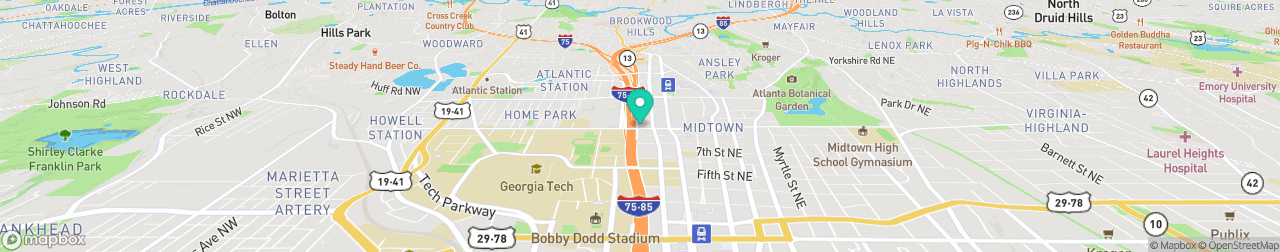 ev charging station on the map