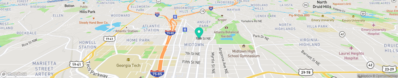 ev charging station on the map
