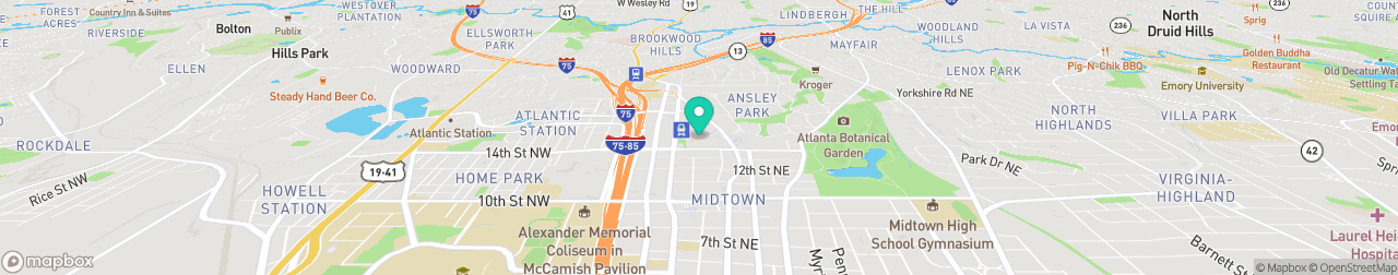 ev charging station on the map