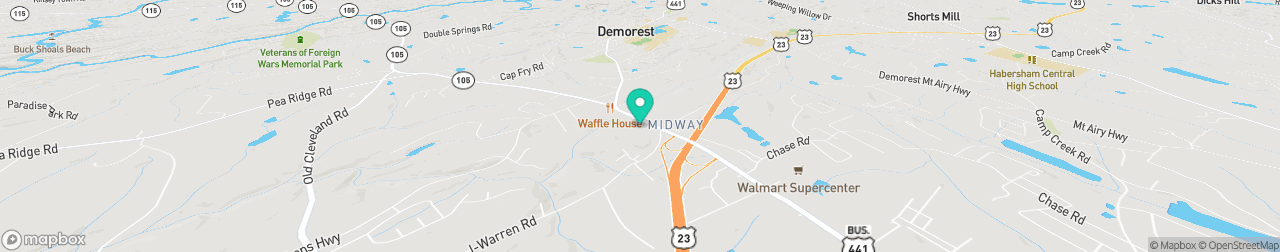 ev charging station on the map