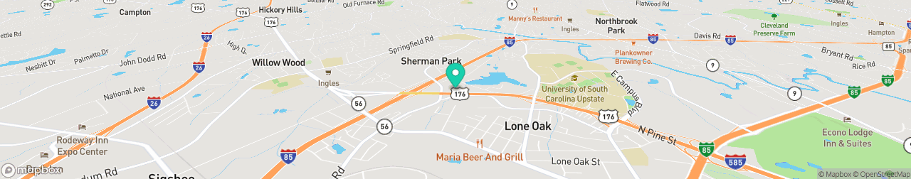 ev charging station on the map