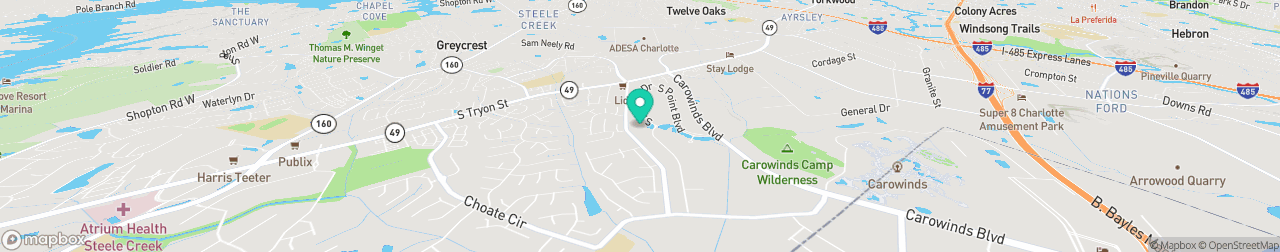 ev charging station on the map