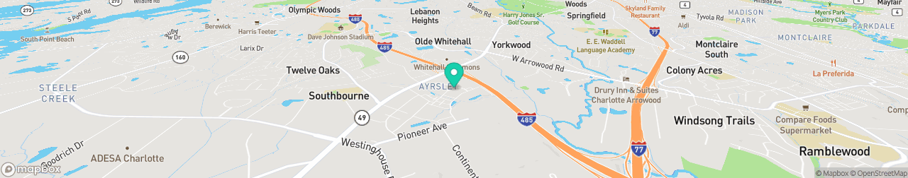 ev charging station on the map