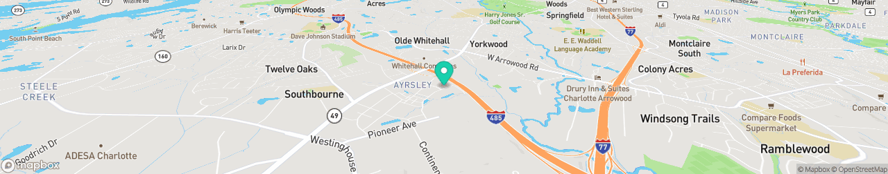 ev charging station on the map