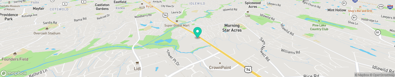 ev charging station on the map