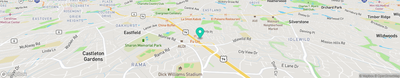 ev charging station on the map