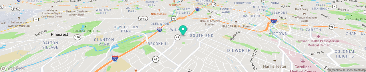 ev charging station on the map