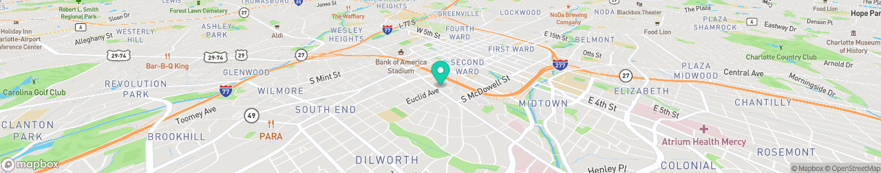 ev charging station on the map