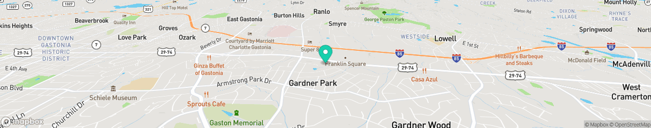 ev charging station on the map