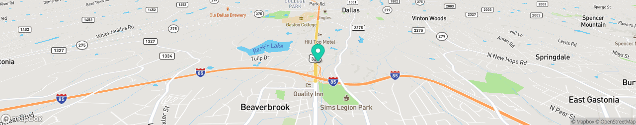 ev charging station on the map