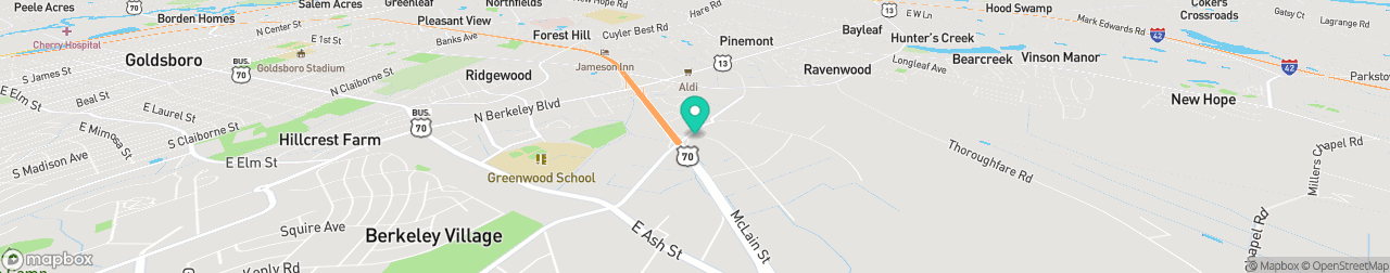 ev charging station on the map