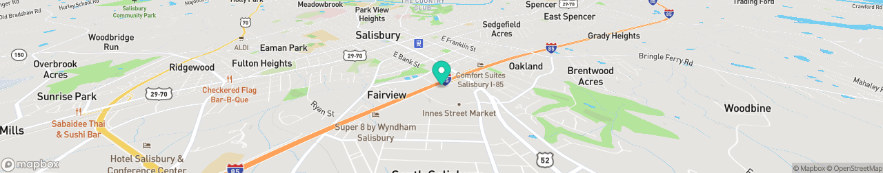 ev charging station on the map