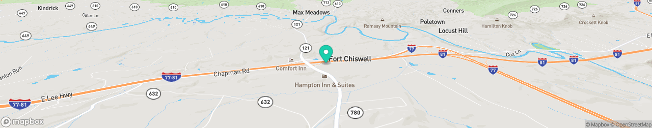 ev charging station on the map