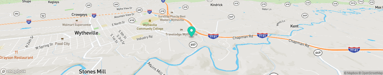 ev charging station on the map