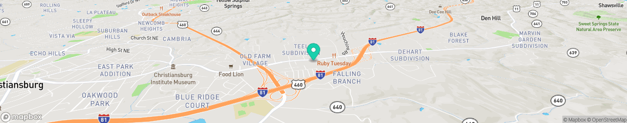 ev charging station on the map