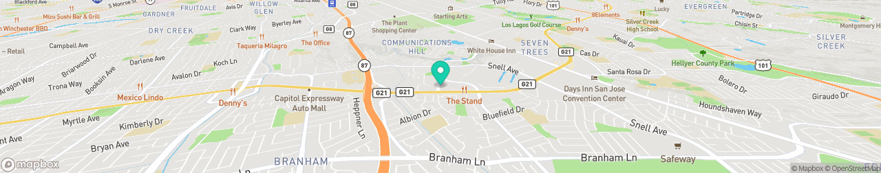 ev charging station on the map