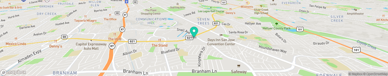 ev charging station on the map