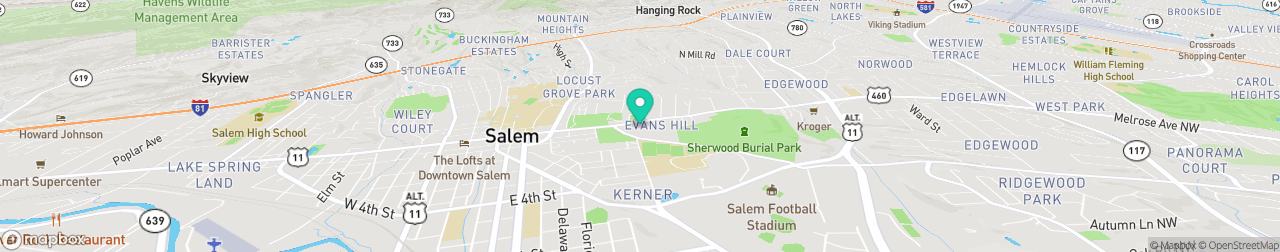 ev charging station on the map