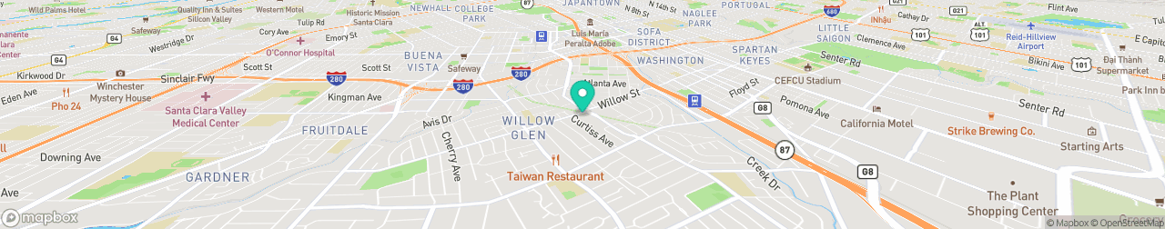 ev charging station on the map