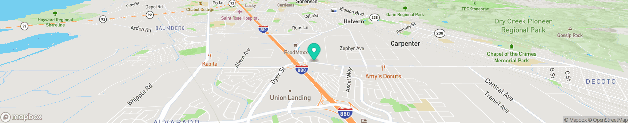 ev charging station on the map