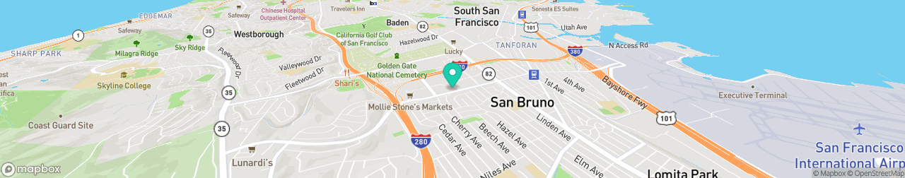 ev charging station on the map