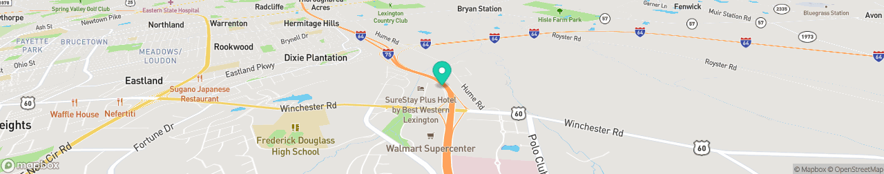 ev charging station on the map