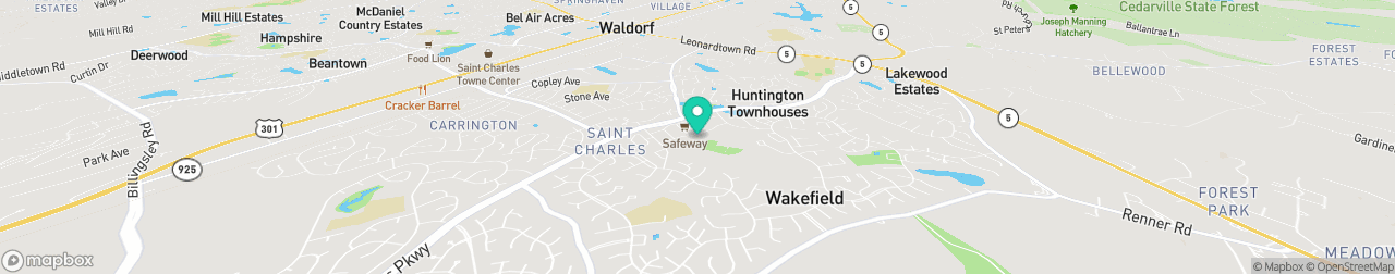 ev charging station on the map