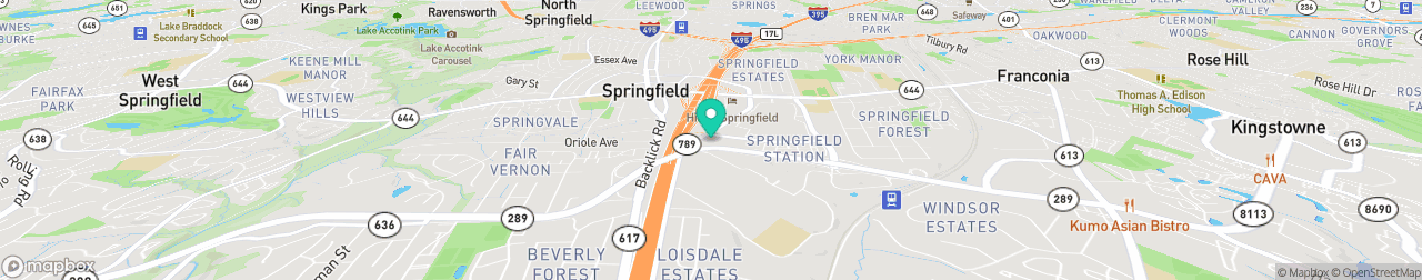 ev charging station on the map