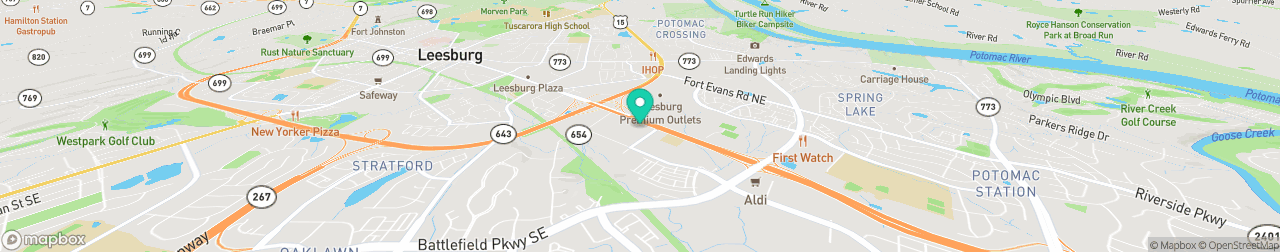 ev charging station on the map