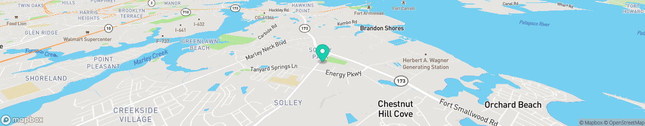 ev charging station on the map