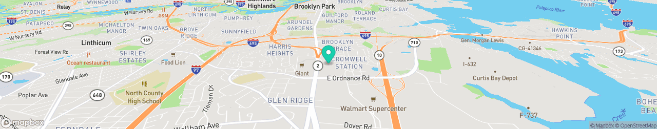 ev charging station on the map