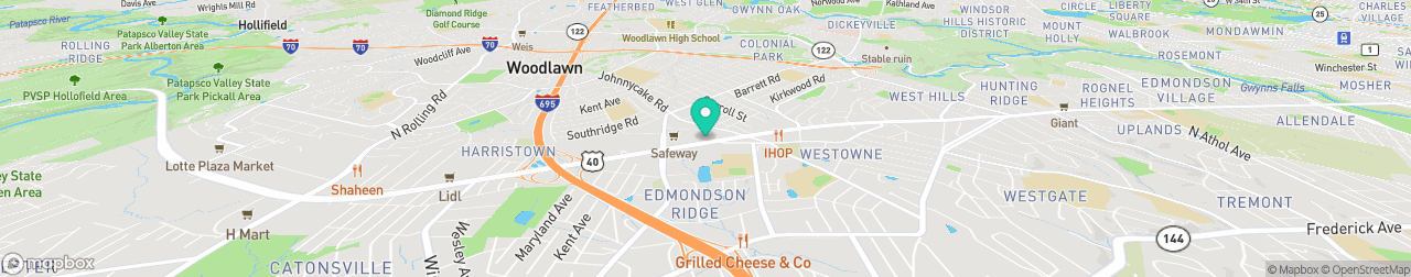 ev charging station on the map