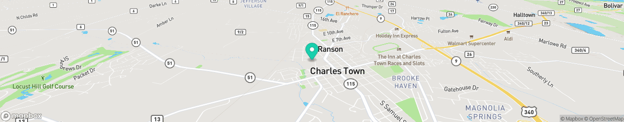 ev charging station on the map