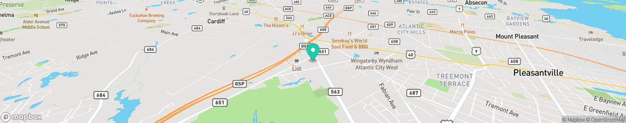 ev charging station on the map