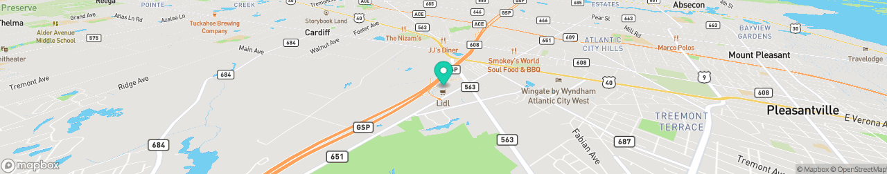 ev charging station on the map