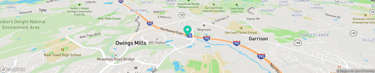 ev charging station on the map