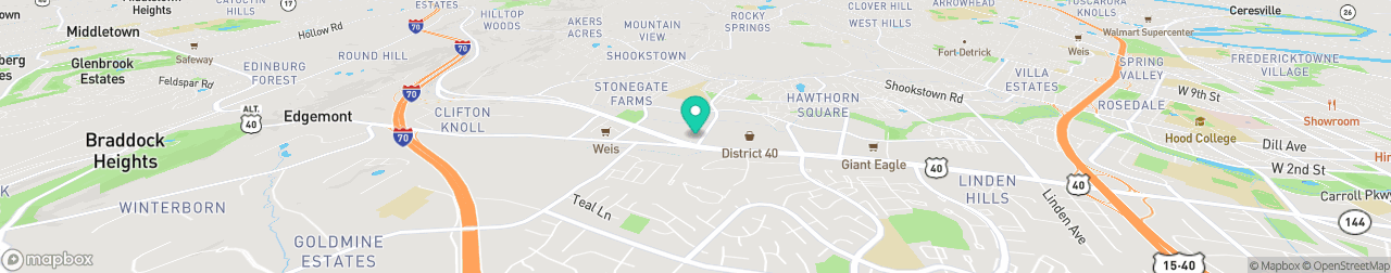 ev charging station on the map
