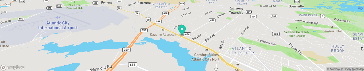 ev charging station on the map