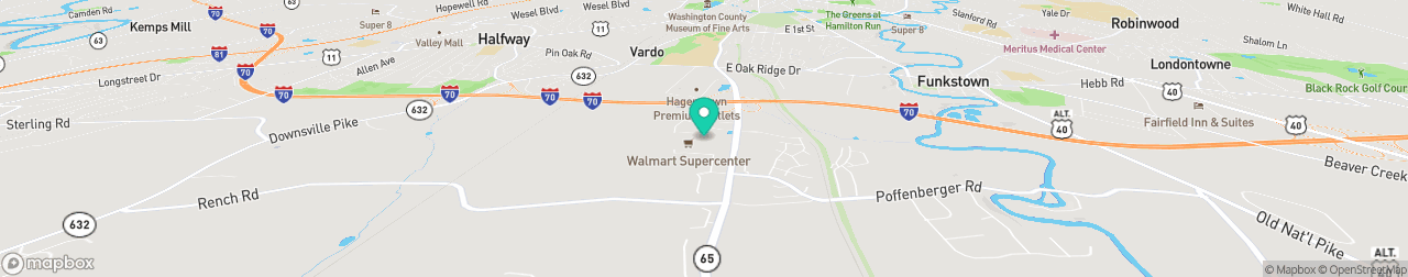 ev charging station on the map