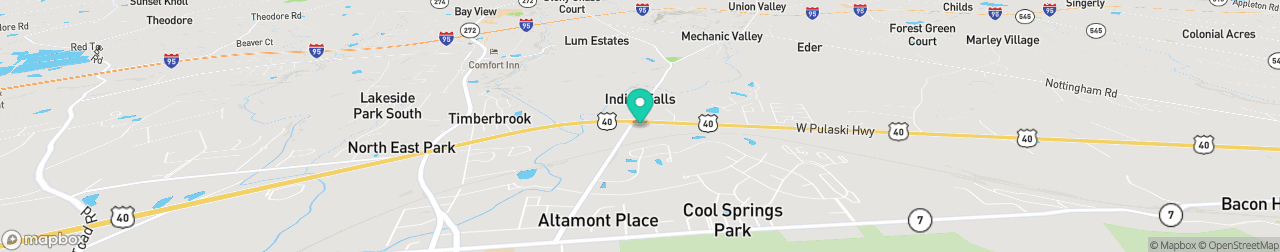 ev charging station on the map