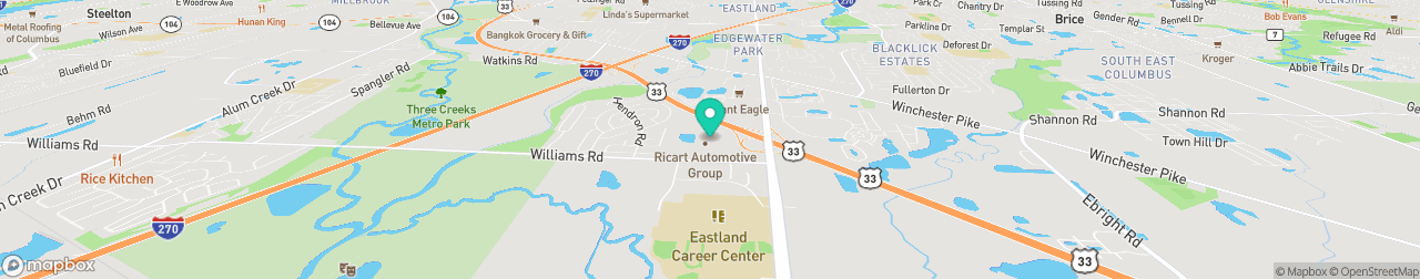 ev charging station on the map